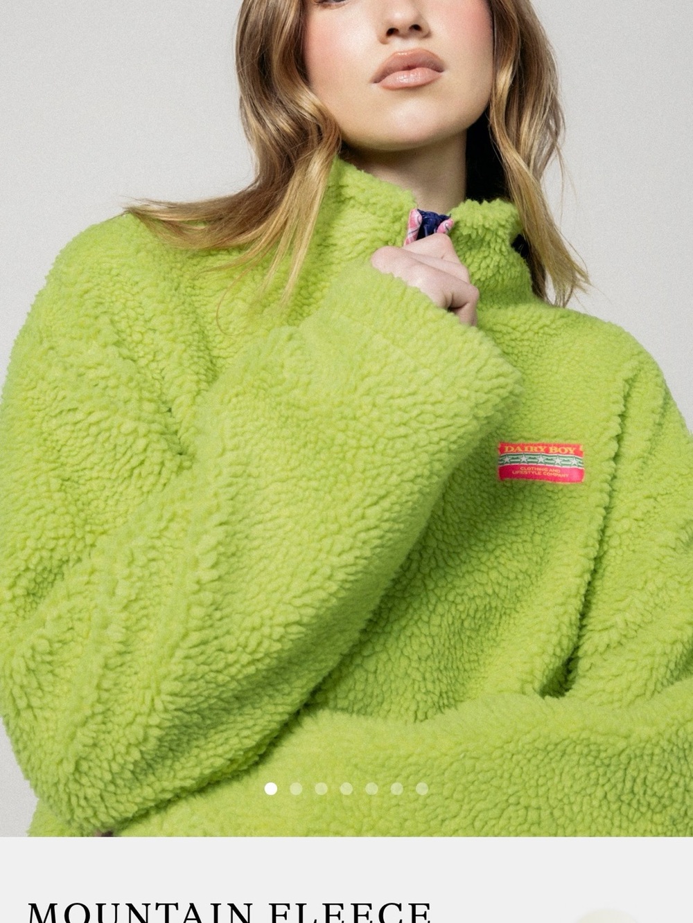 Dairy Boy Mountain Fleece